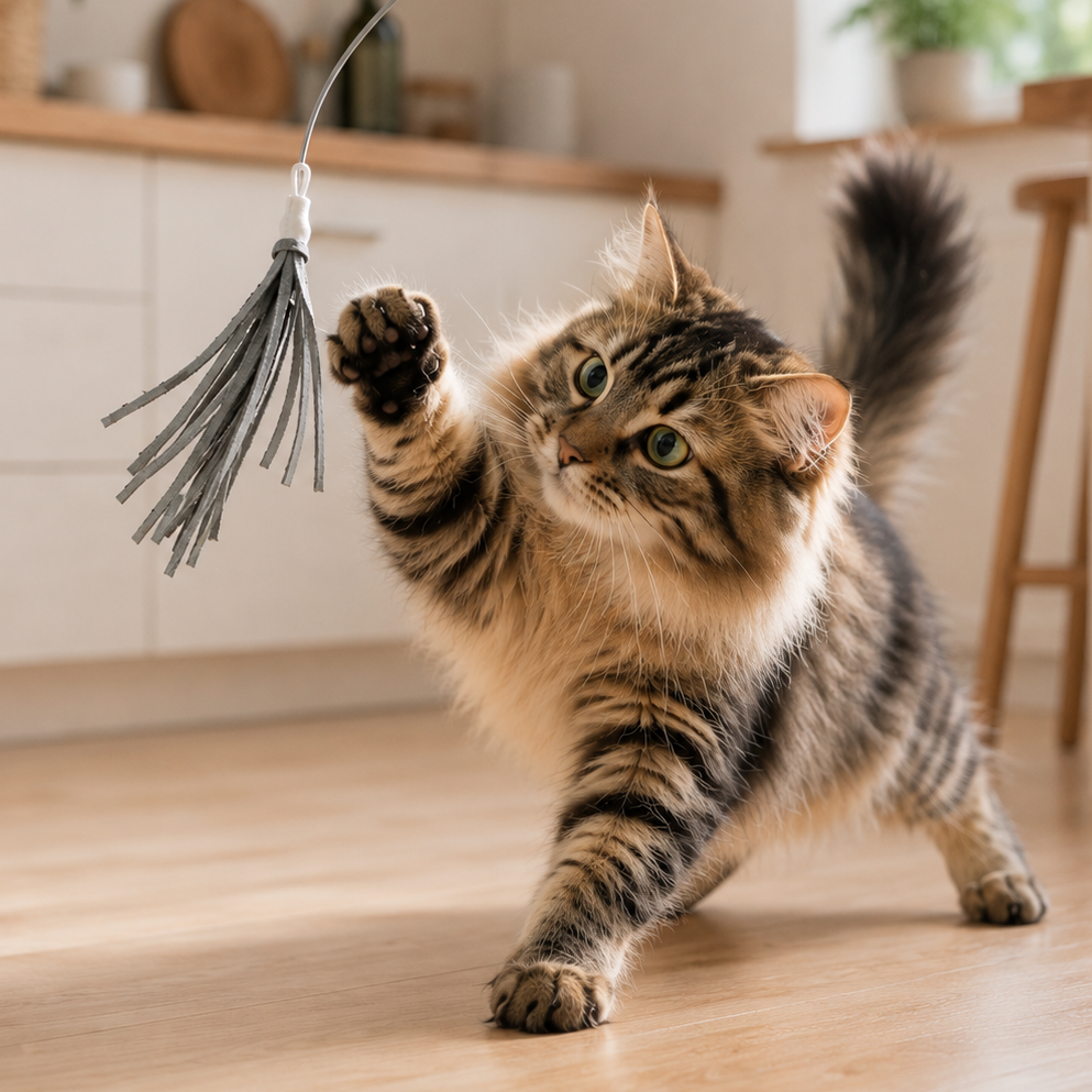 Ersatzanhänger (Bänder) für Katzenangel