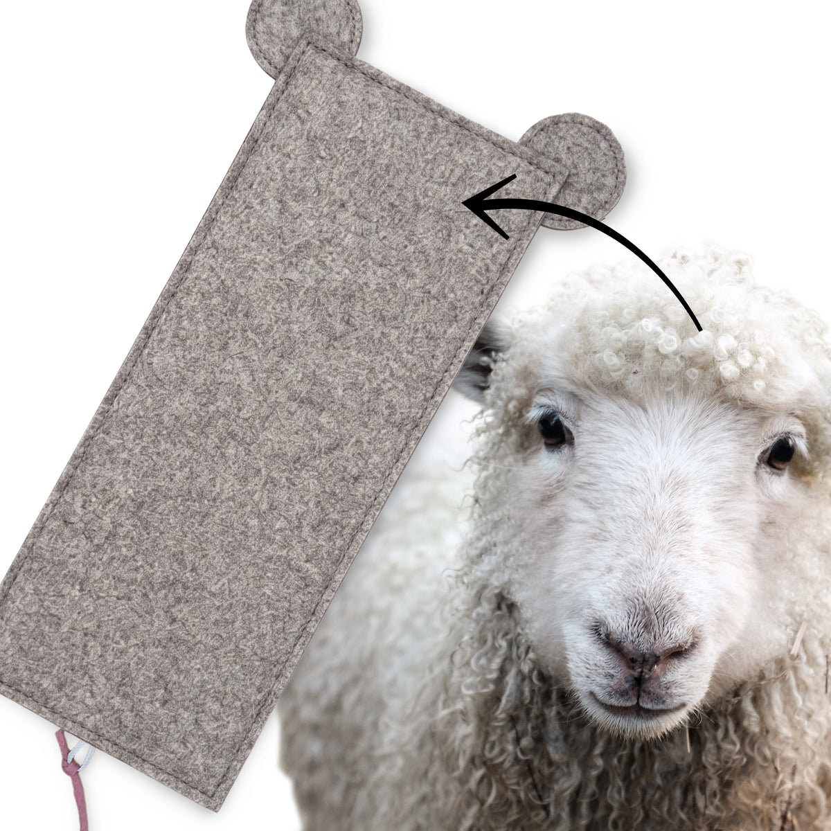 Platte Ratte (grau)