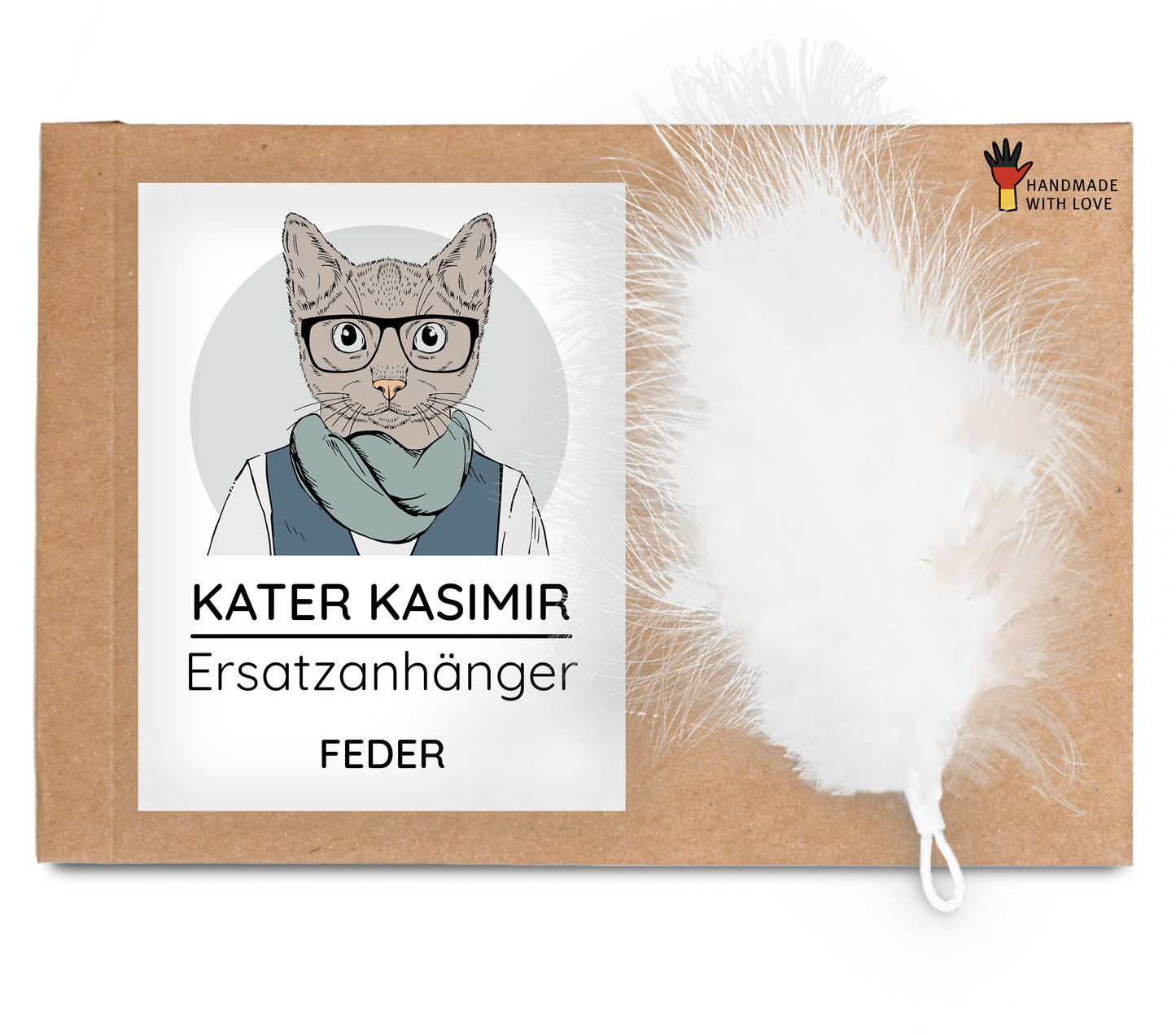 Ersatzanhänger (Feder) für Katzenangel