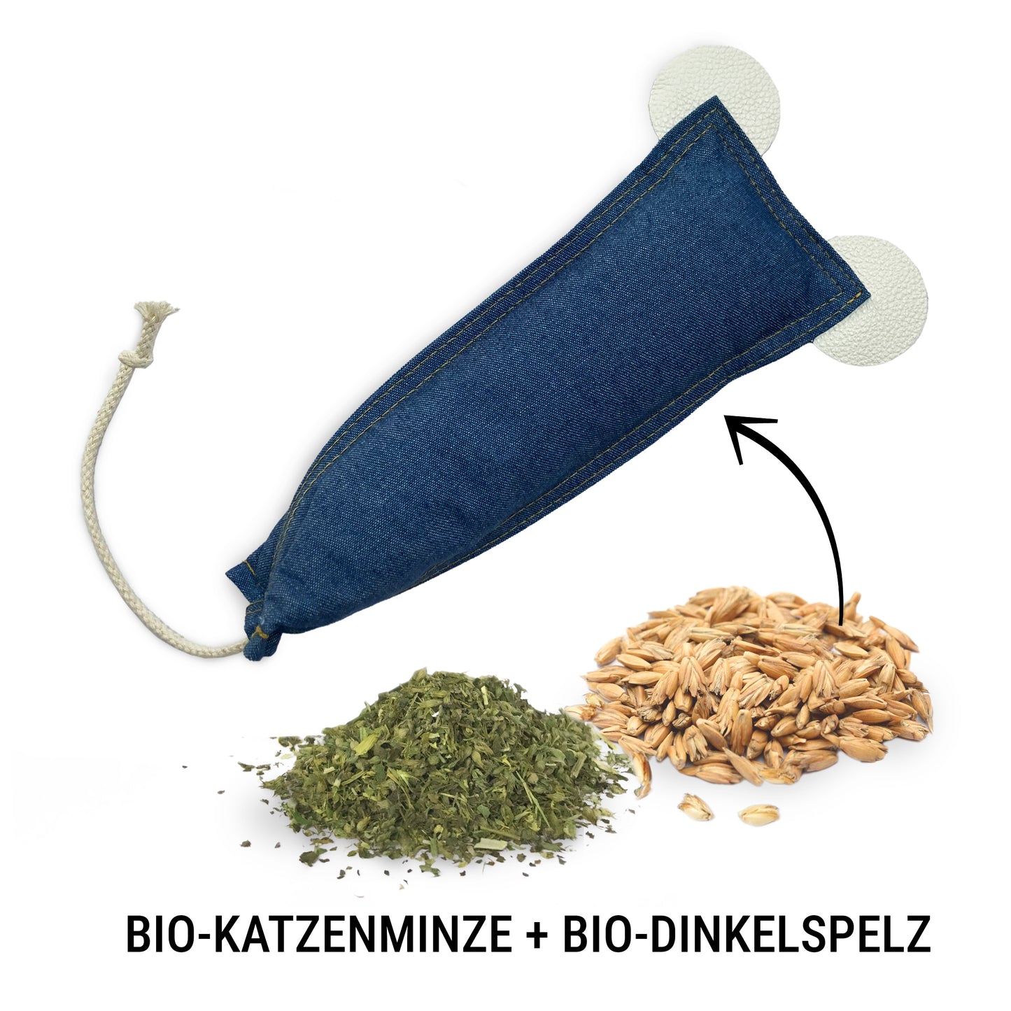 Maus-Jürgen mit BIO-Katzenminze