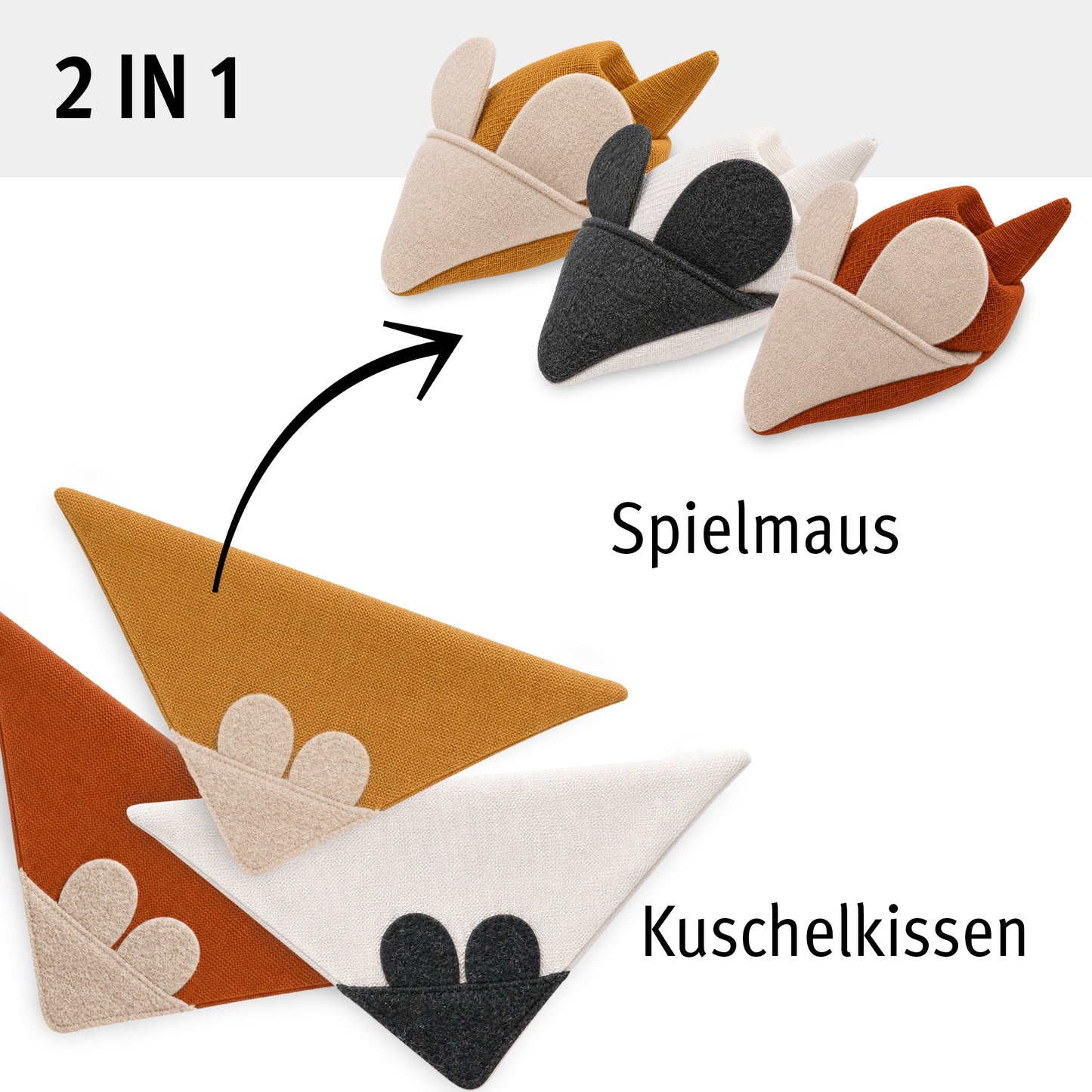 VORBESTELLUNG: 3er Set: Mausbert als Schnurrbert, Bob und Schnurrsula (nur 12,95 EUR je Maus)