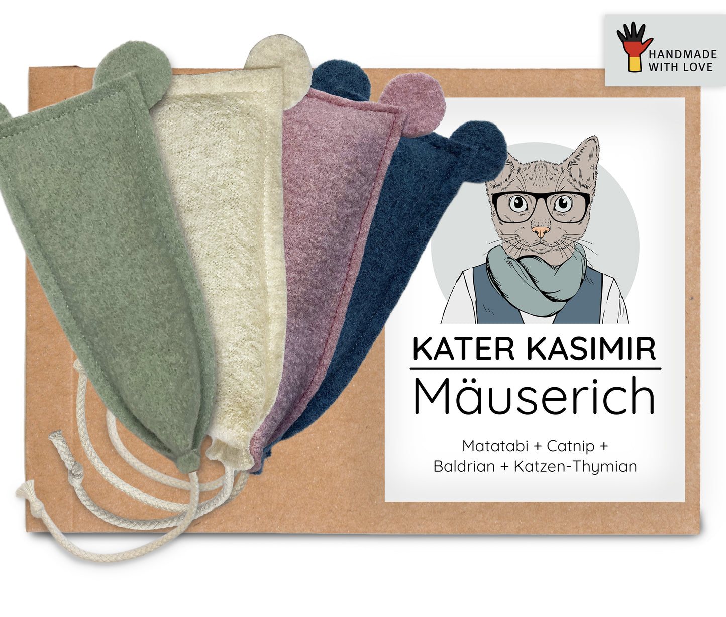 Mäuserich 4er-Set (nur 10,95 EUR je Maus)