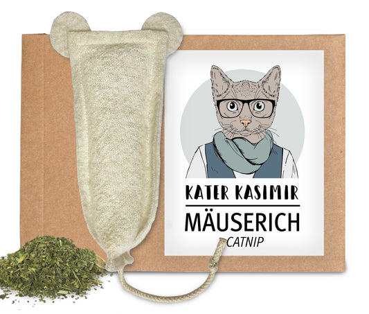 Mäuserich mit BIO-Katzenminze (Catnip)