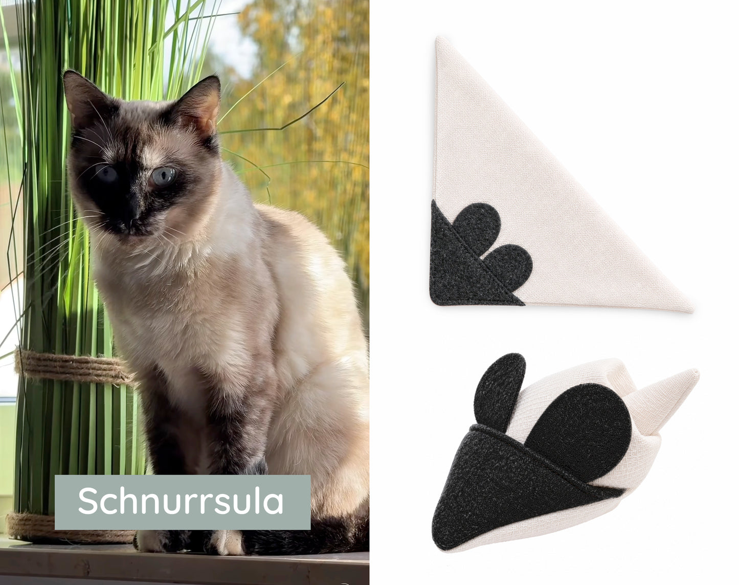 Mausbert "Schnurrsula" mit Matatabi-Früchten