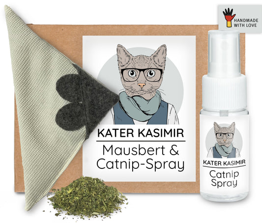 Mausbert mit BIO-Katzenminze + Catnip-Spray (30ml)